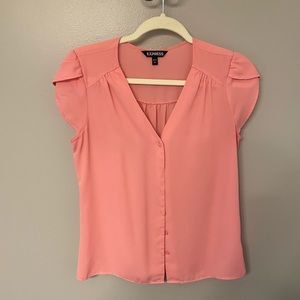 Express size small pink blouse